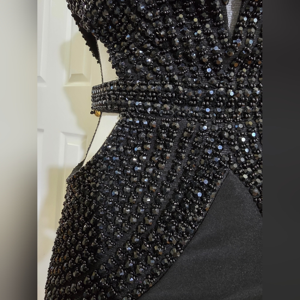 Sherri hill beaded open back gown prom dress - Picture 10 of 10